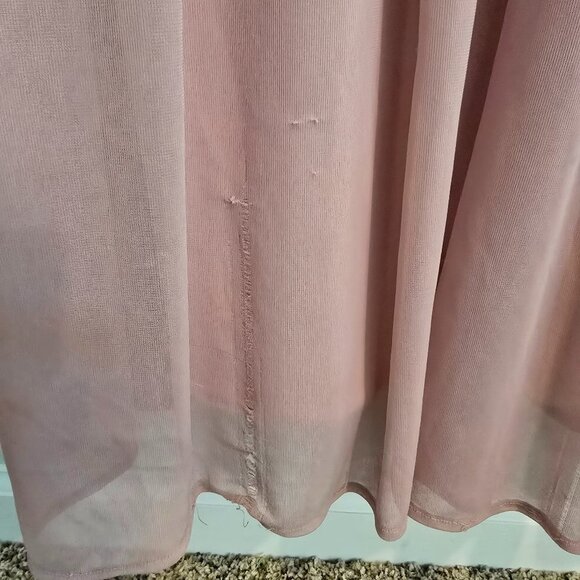 Birdy Gray Elsye Dress Mesh Dusty Rose - Picture 10 of 12